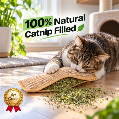 Cat Toys Pack of 2 with 6000Mg A+ Organic Catnip, Sisal Material